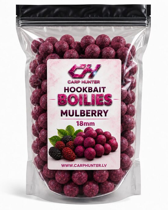 Mulberry Hookbait Boilies 18 mm – 1 kg
